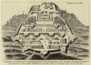 La piattaforma della famosa fortezza di Candahar, che è il miglior luogo di tutta l